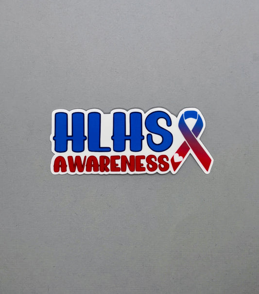 HLHS Awareness with Ribbon Sticker