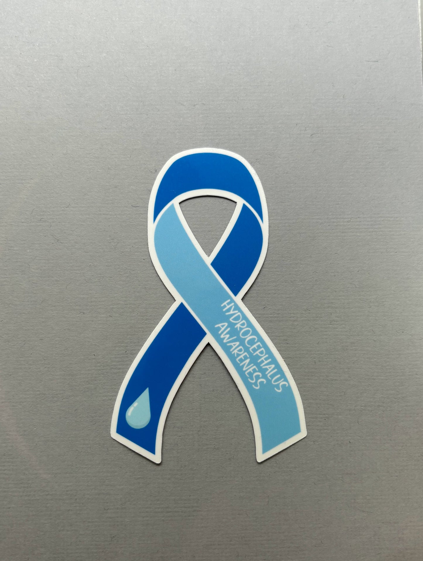 Hydrocephalus Awareness Ribbon Sticker