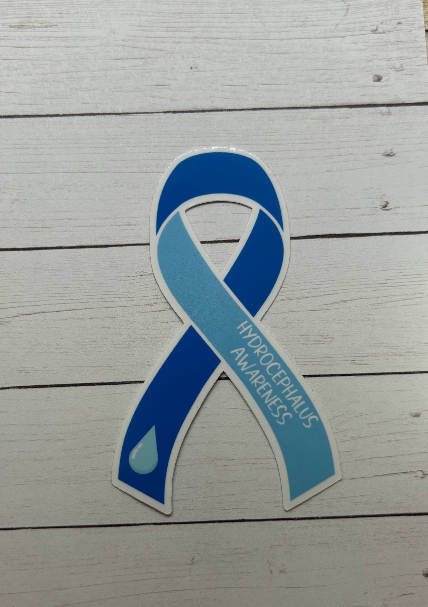 Hydrocephalus Awareness Ribbon Sticker