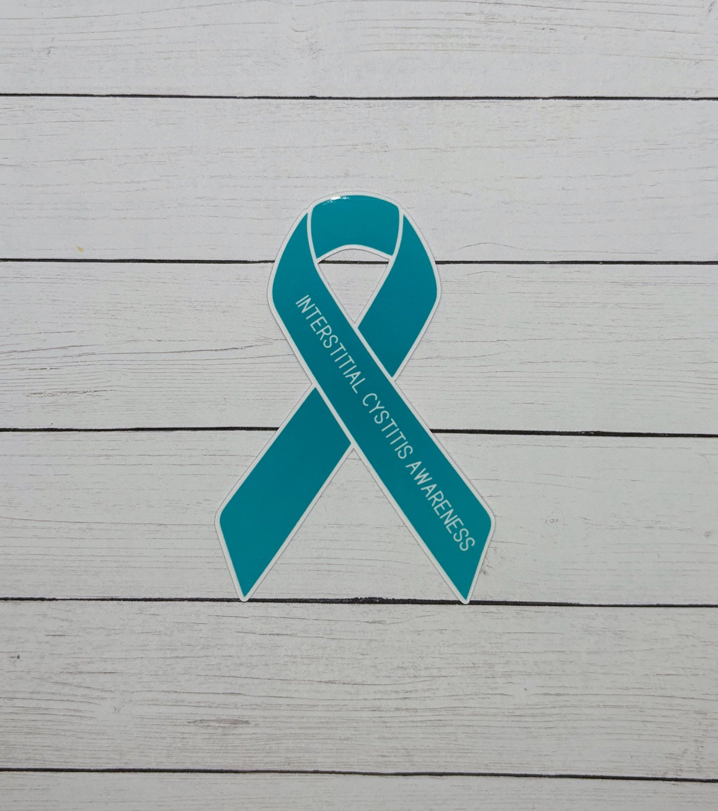 Interstitial Cystitis Awareness Ribbon Sticker