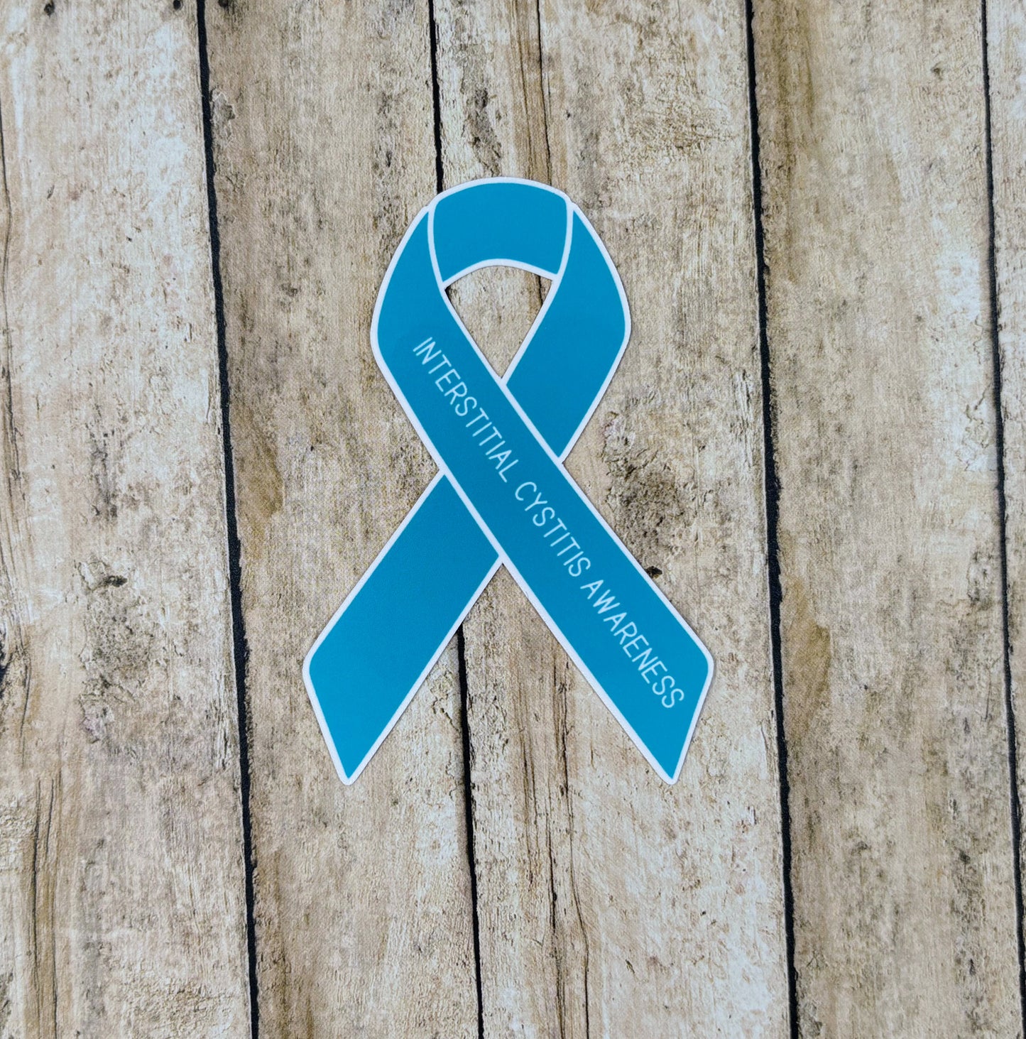 Interstitial Cystitis Awareness Ribbon Sticker