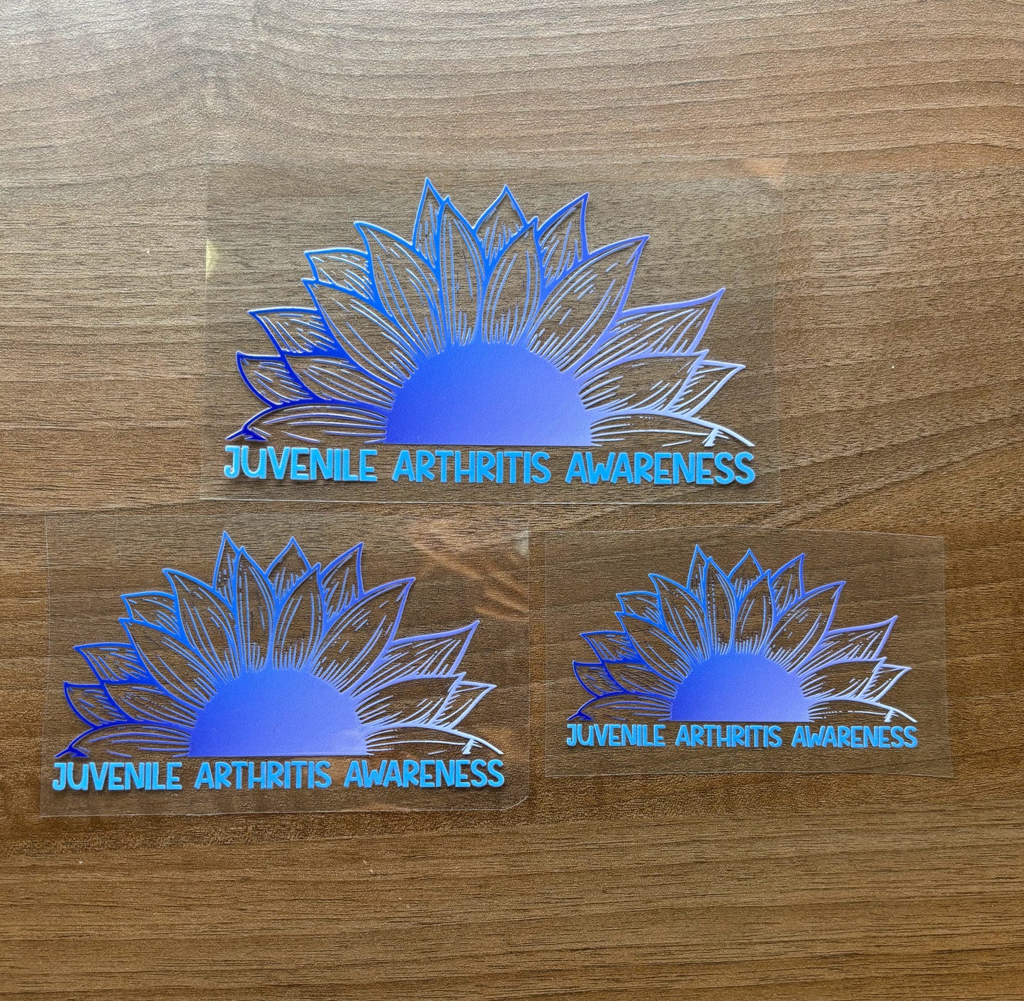 Juvenile Arthritis Awareness Sunflower Car Decal