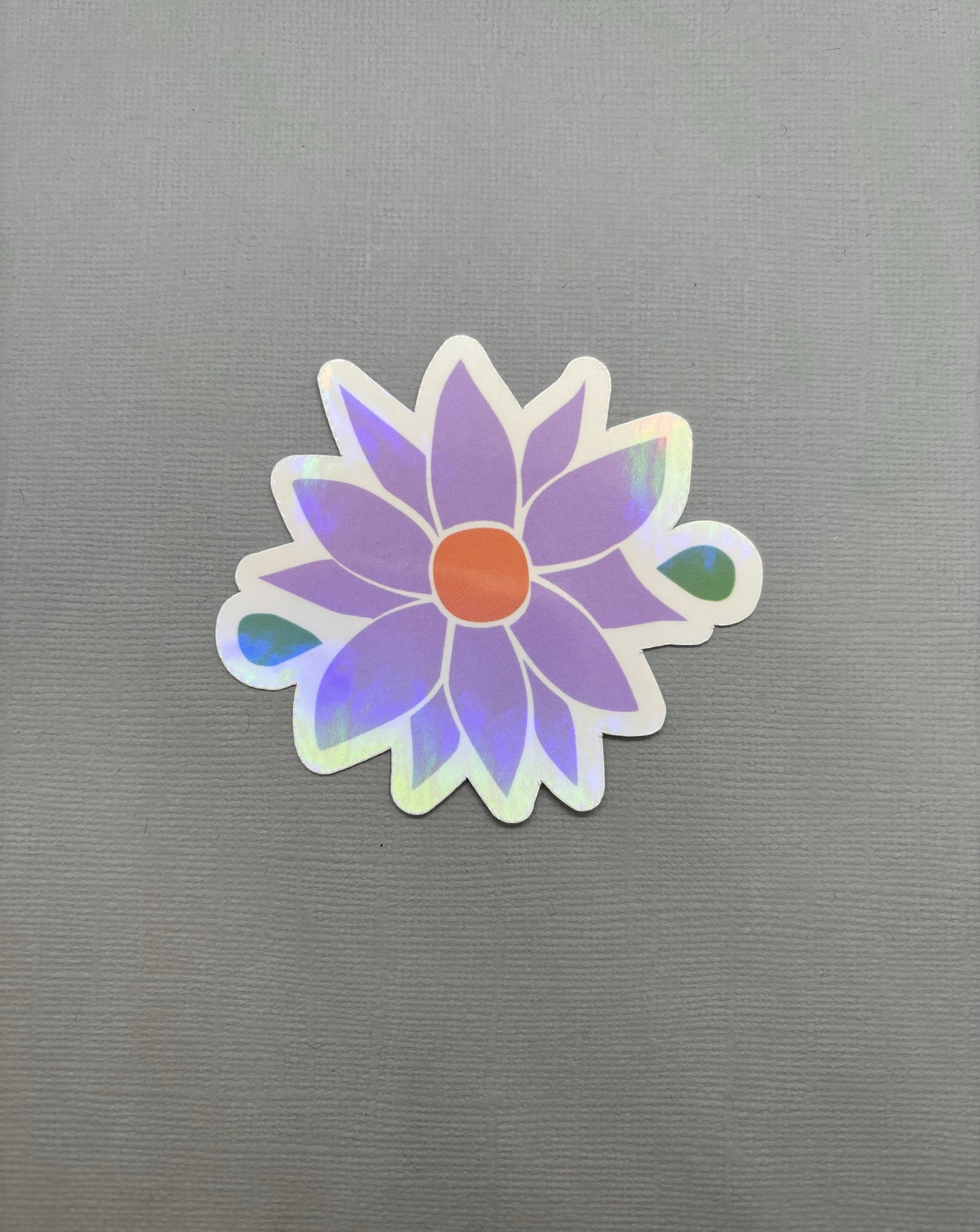 Holographic Flower Stickers