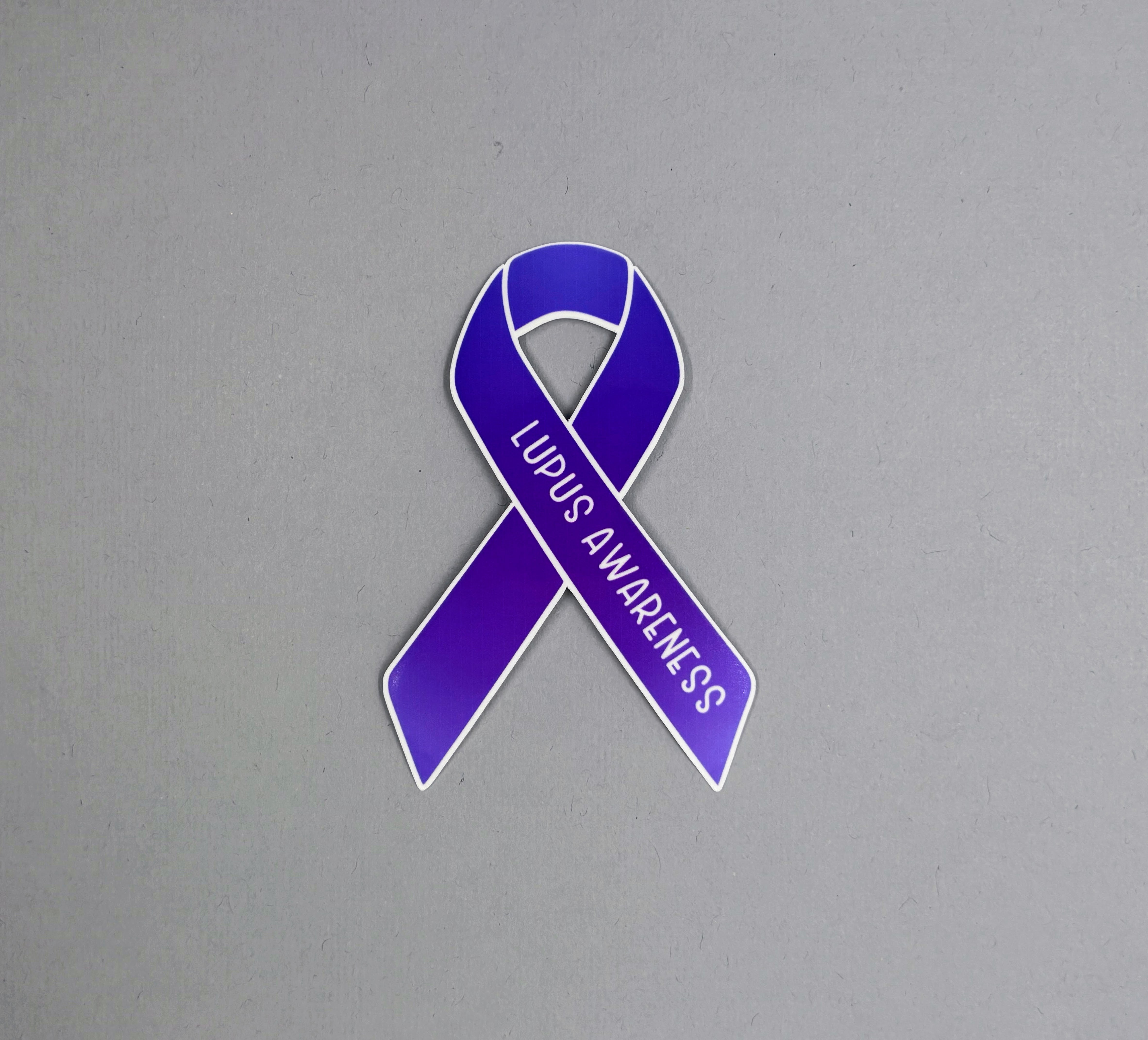 Lupus Awareness Ribbon Sticker – Made with Monday