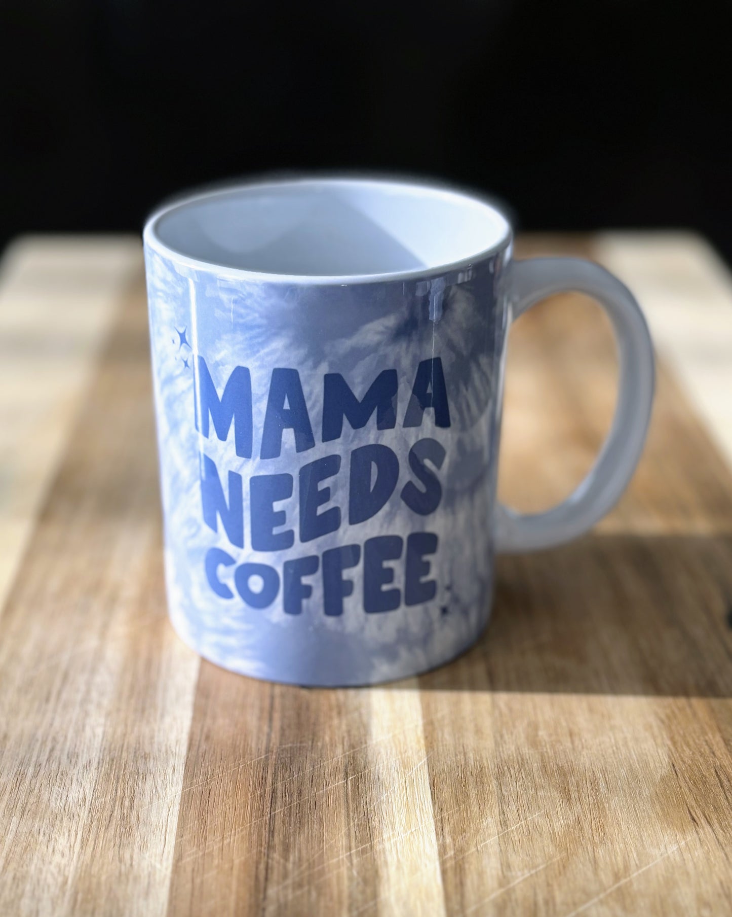 Mama Needs Coffee 12 oz Coffee Mug - Purple