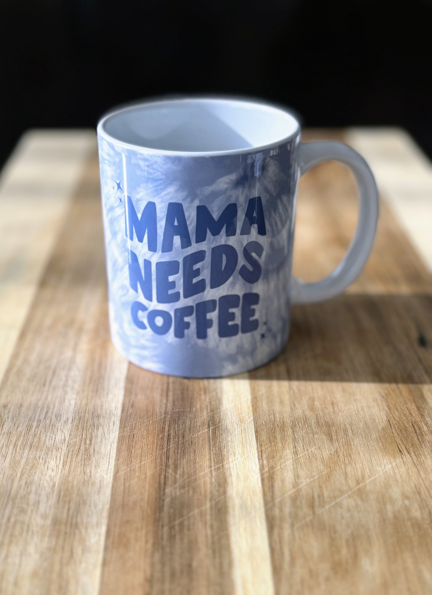 Mama Needs Coffee 12 oz Coffee Mug - Purple