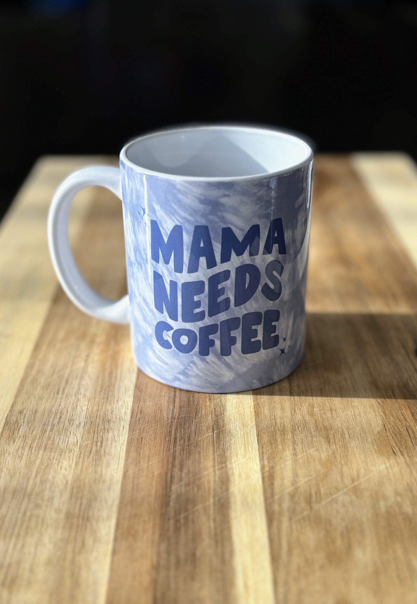 Mama Needs Coffee 12 oz Coffee Mug - Purple