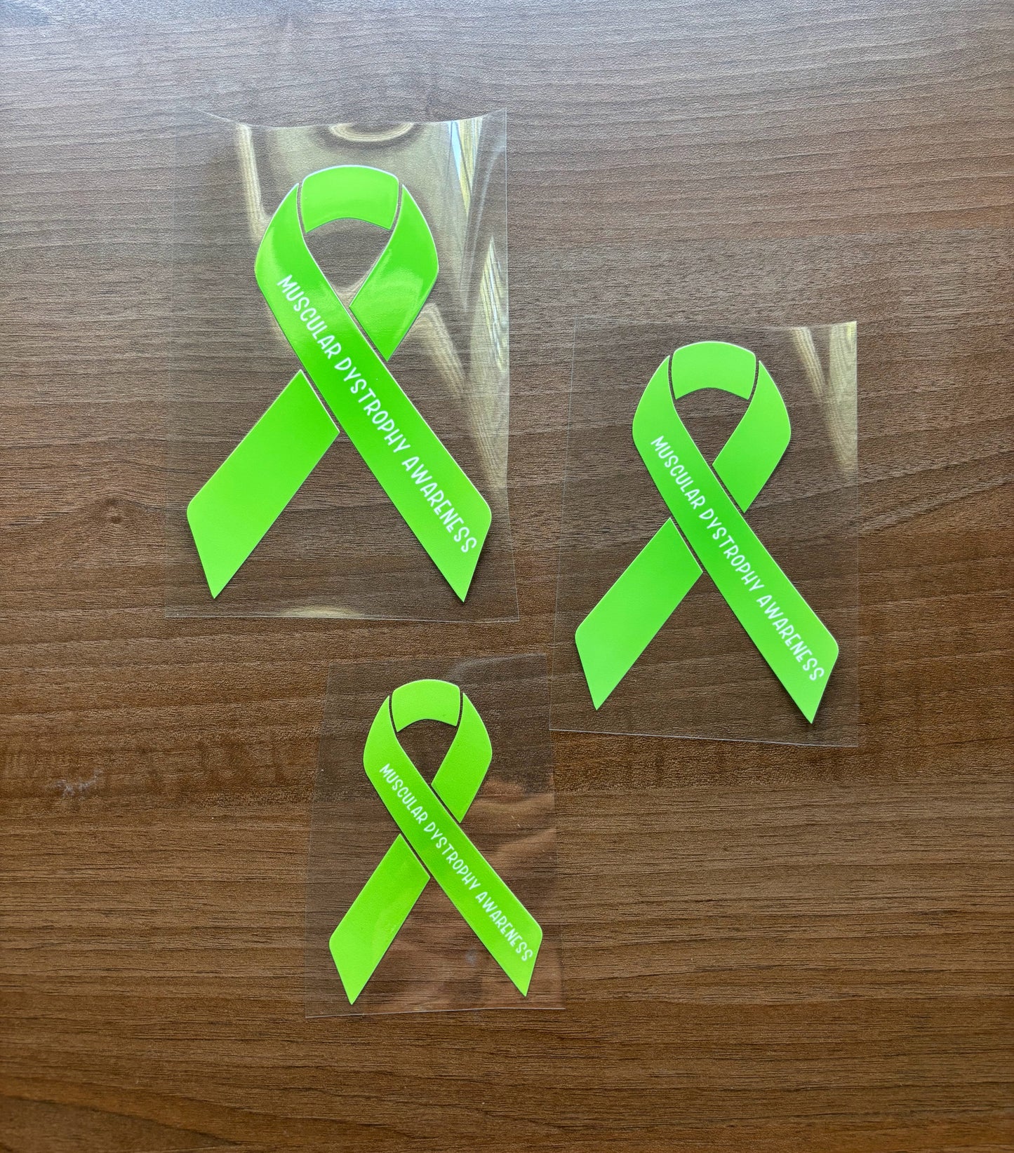 Muscular Dystrophy Awareness Ribbon Car Decal