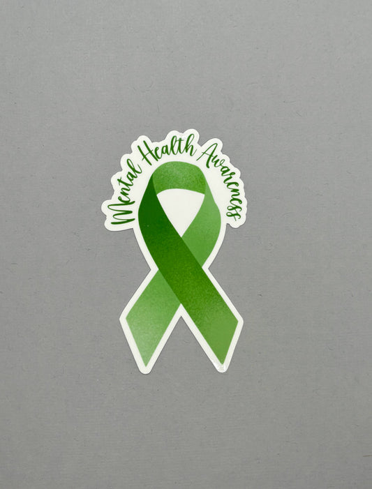 Mental Health Awareness Ribbon Sticker