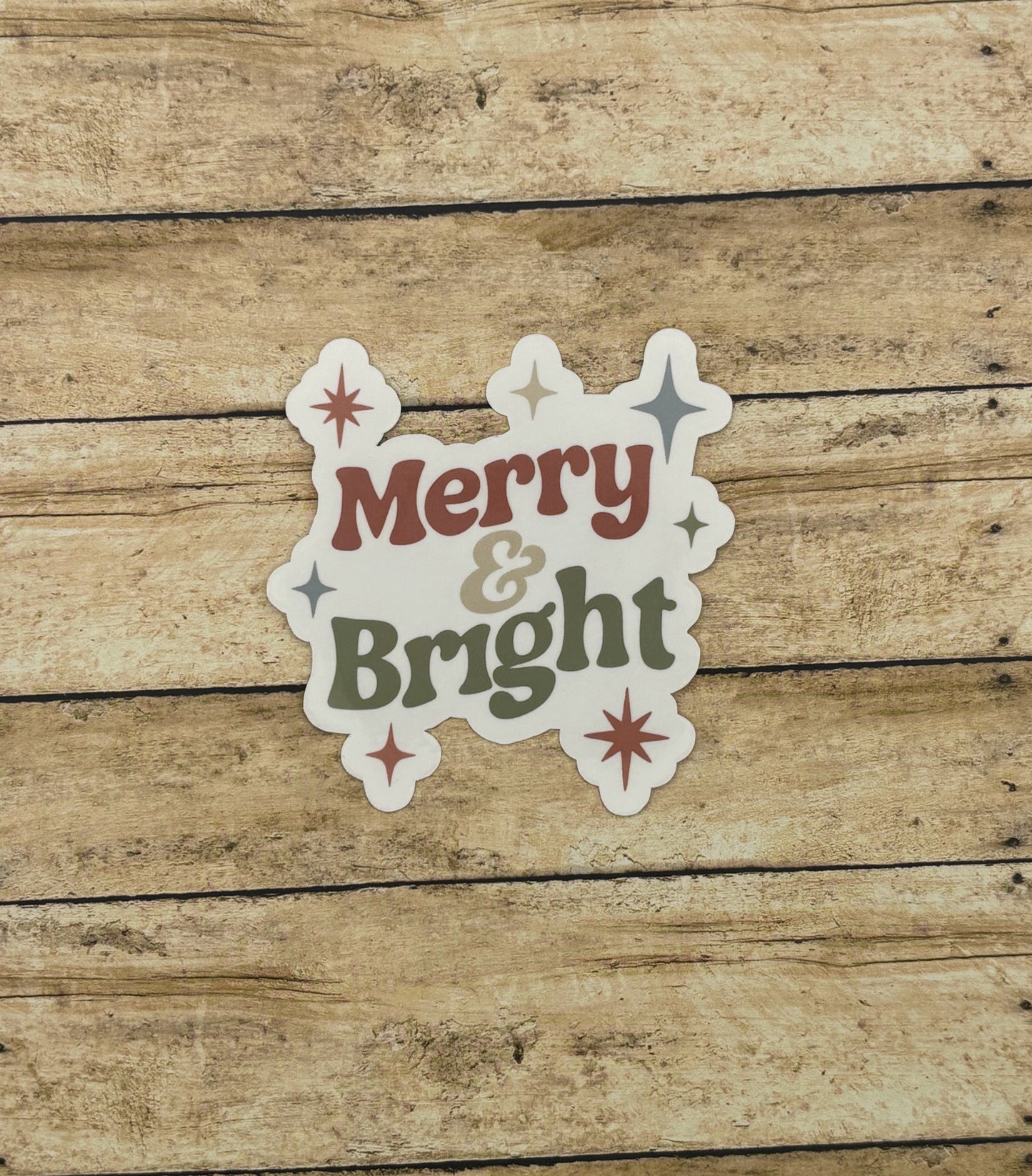 Merry & Bright Sticker