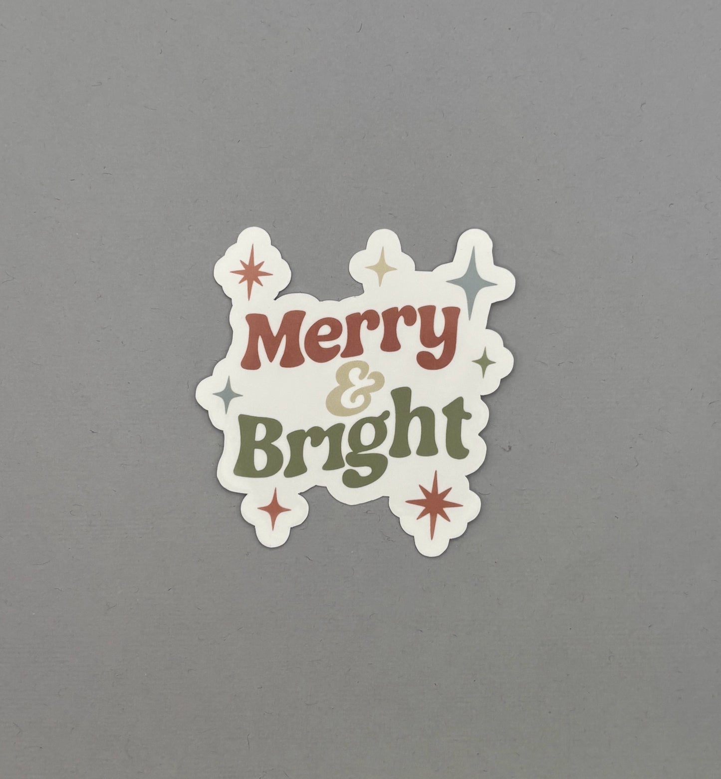 Merry & Bright Sticker