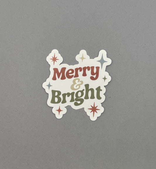 Merry & Bright Sticker
