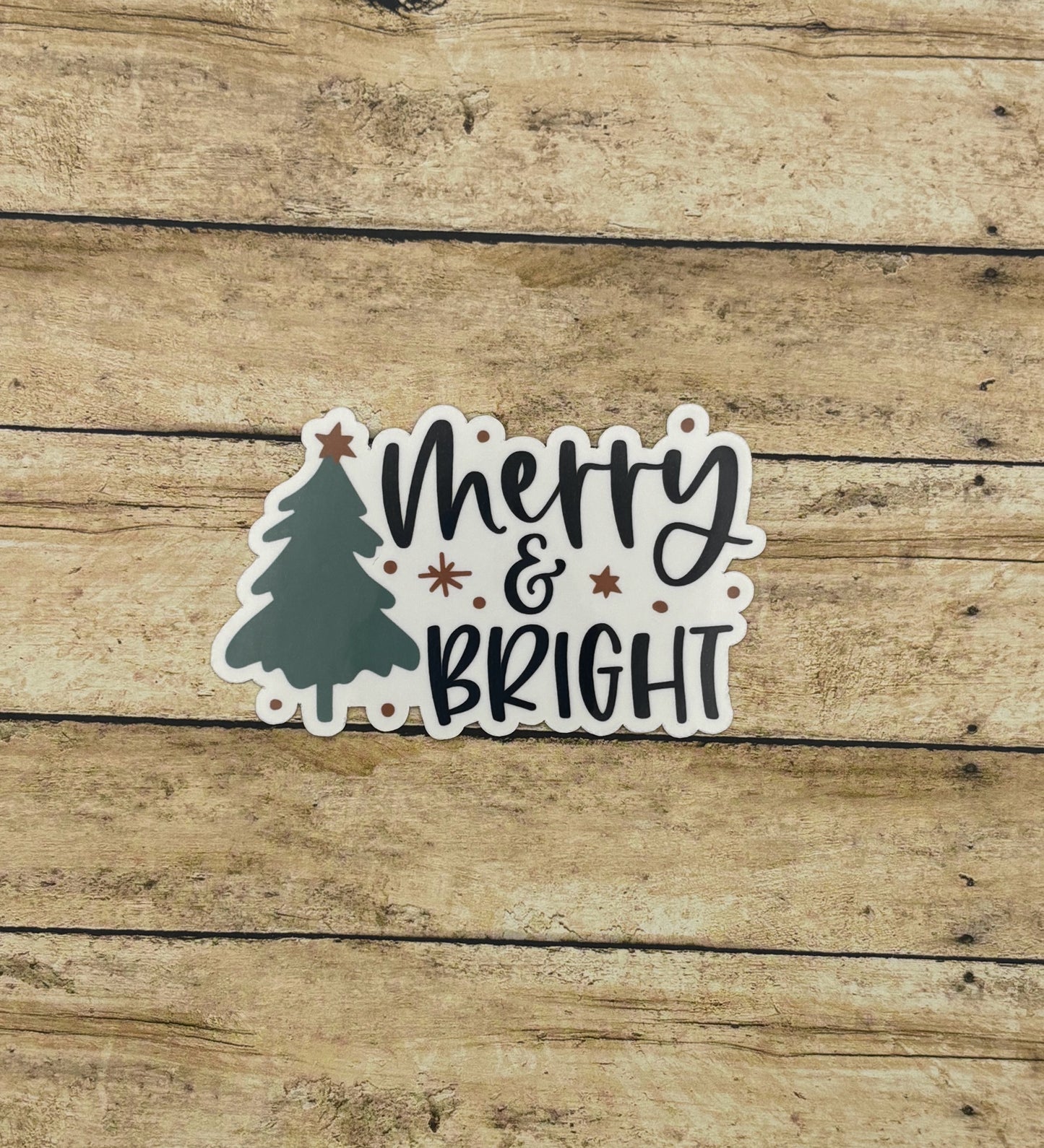 Merry & Bright Sticker