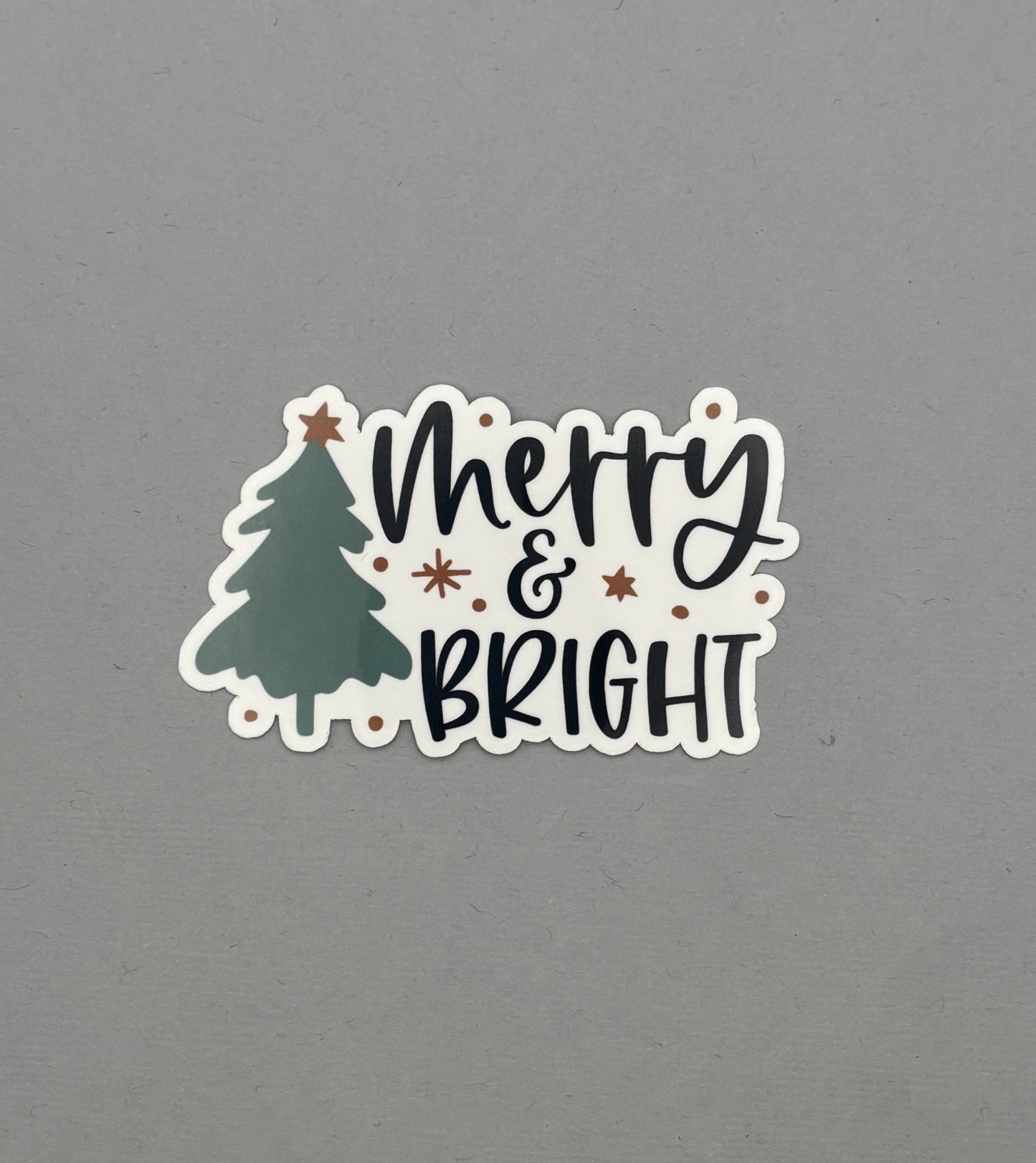 Merry & Bright Sticker
