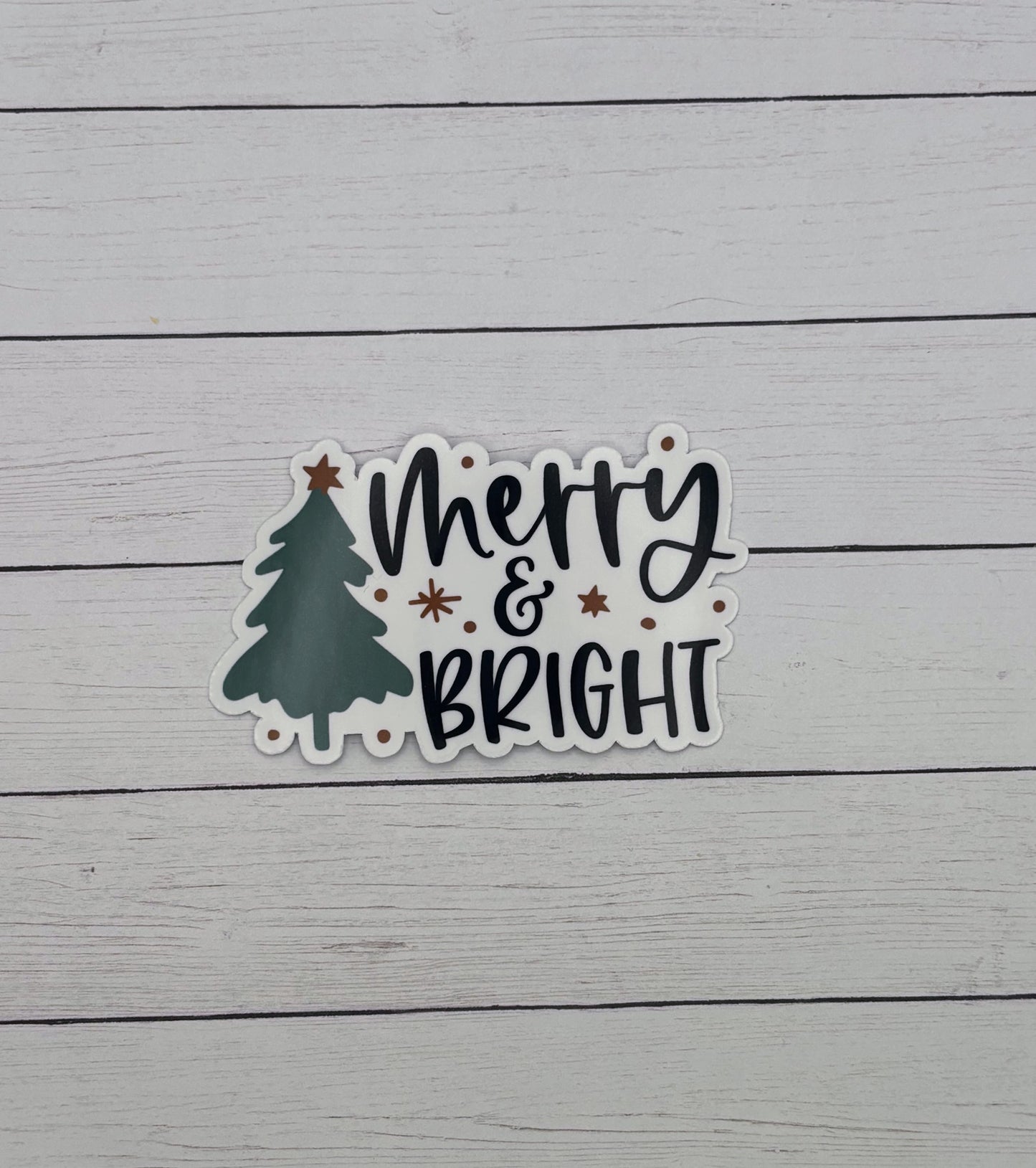 Merry & Bright Sticker
