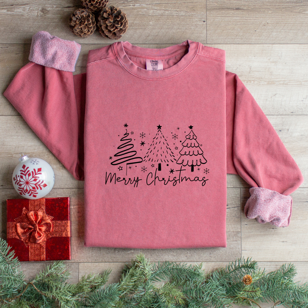 Merry Christmas Trees Apparel