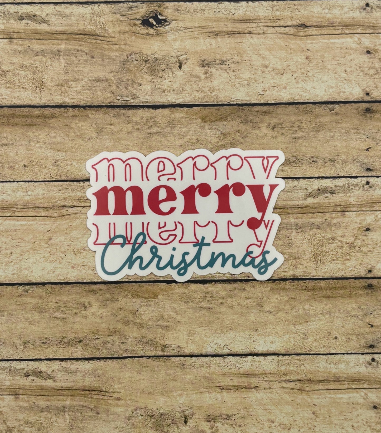 Merry Christmas Sticker