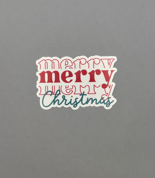 Merry Christmas Sticker