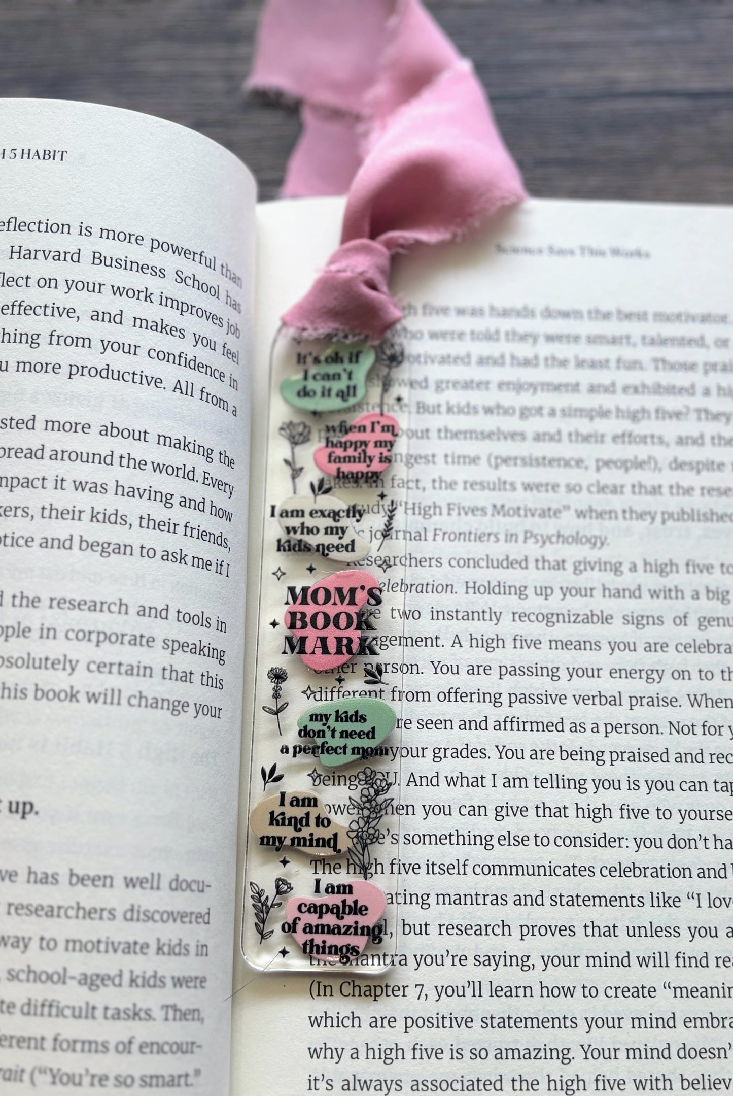 Mom's Bookmark Affirmations Bookmark