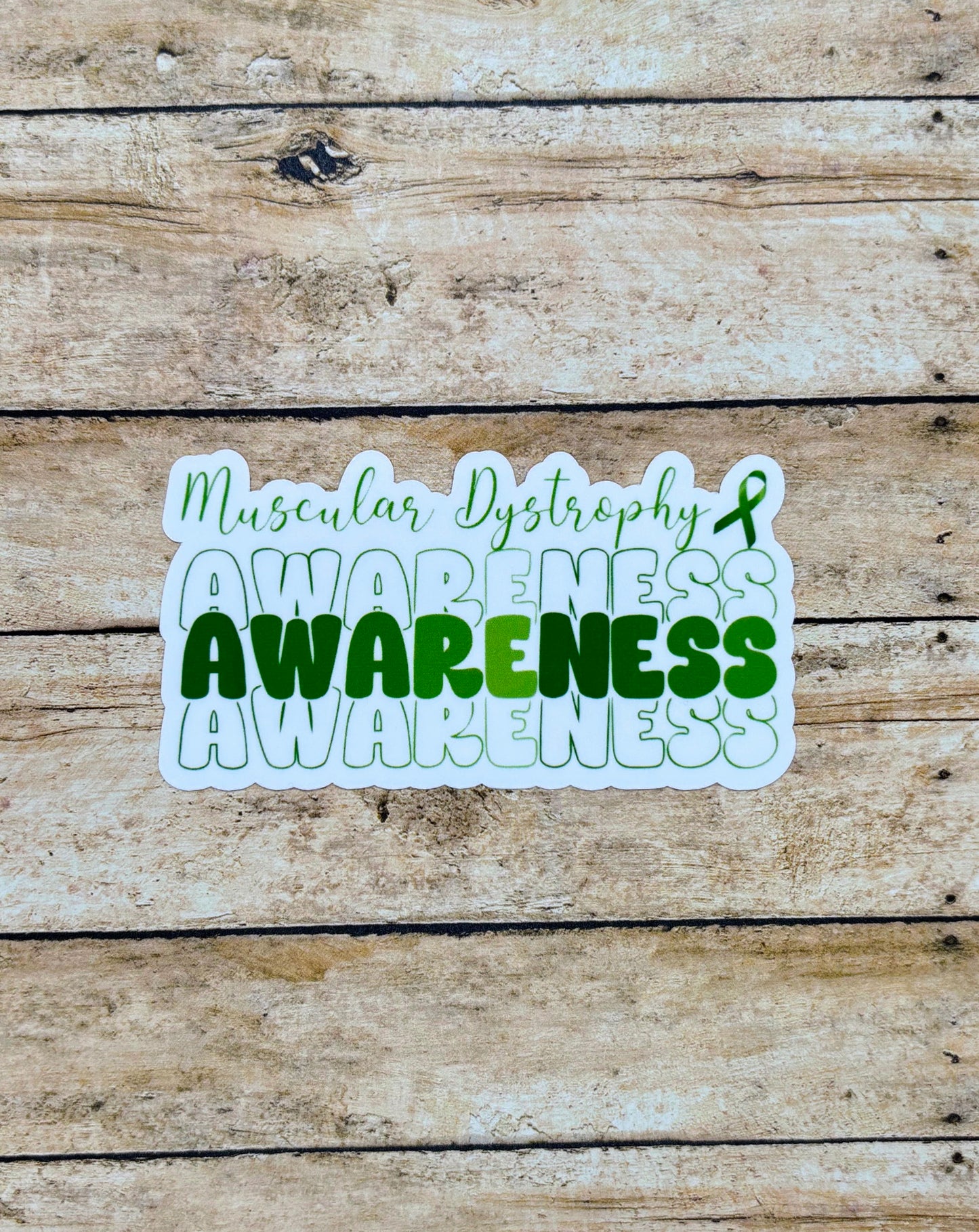 Muscular Dystrophy Awareness Sticker