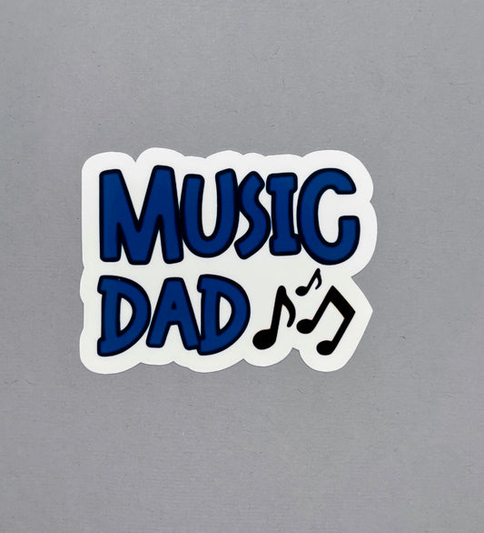 Music Dad Sticker