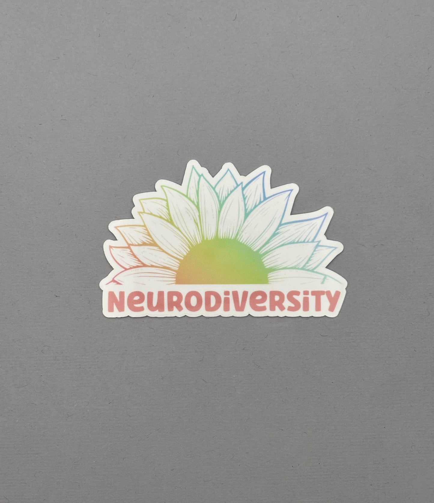 Neurodiversity Sunflower Sticker