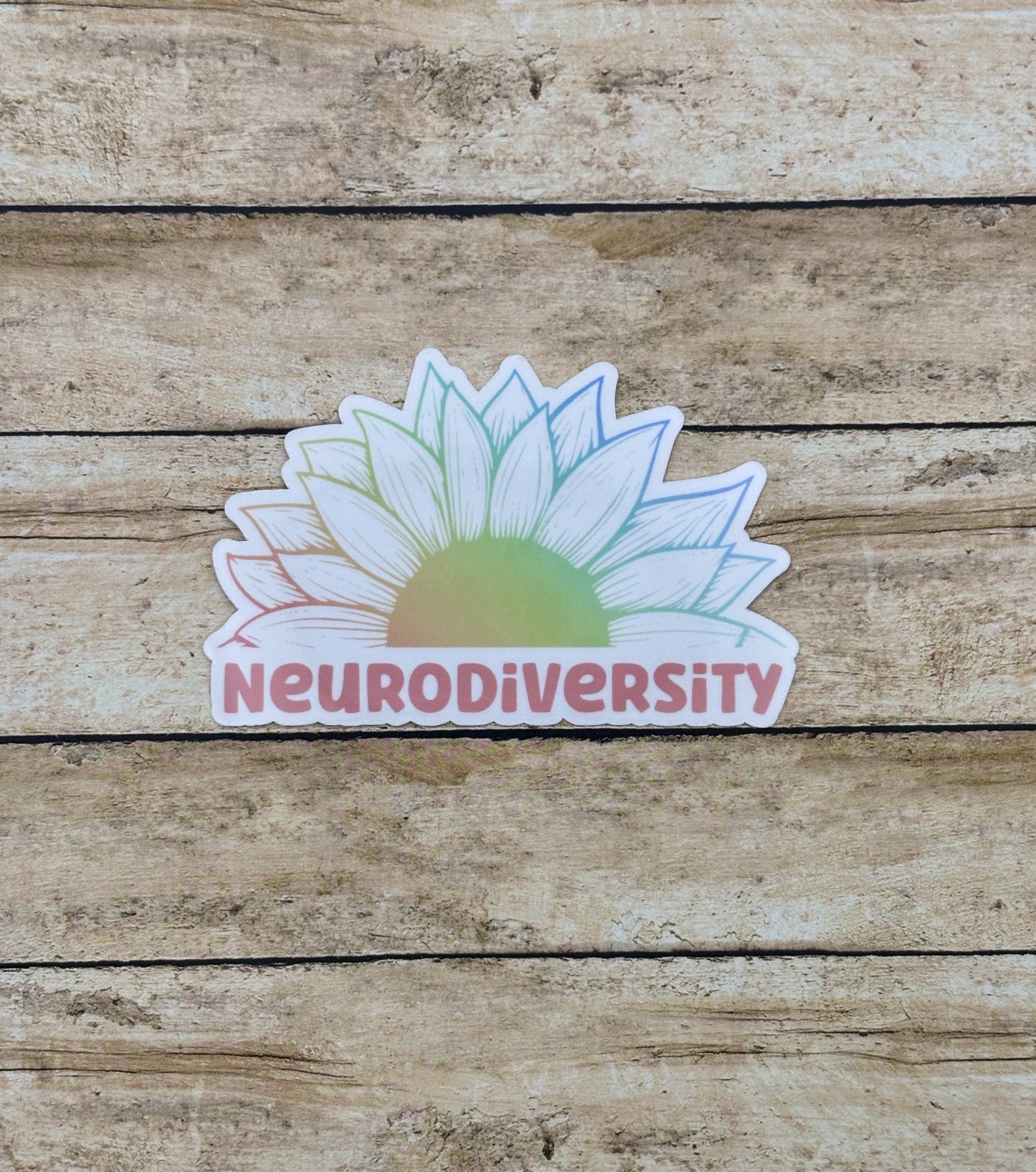 Neurodiversity Sunflower Sticker