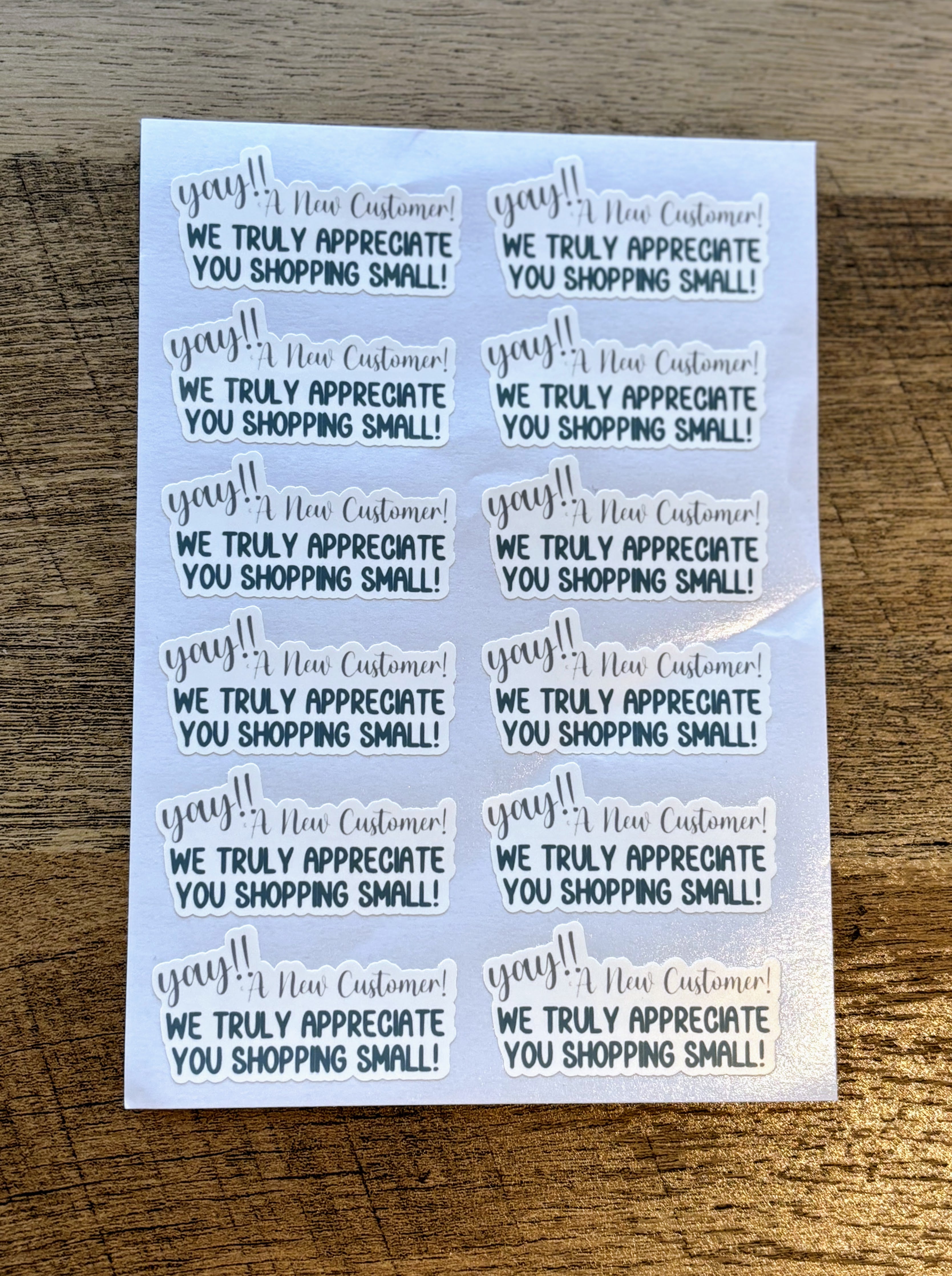New Customer - Packaging Stickers – Made with Monday