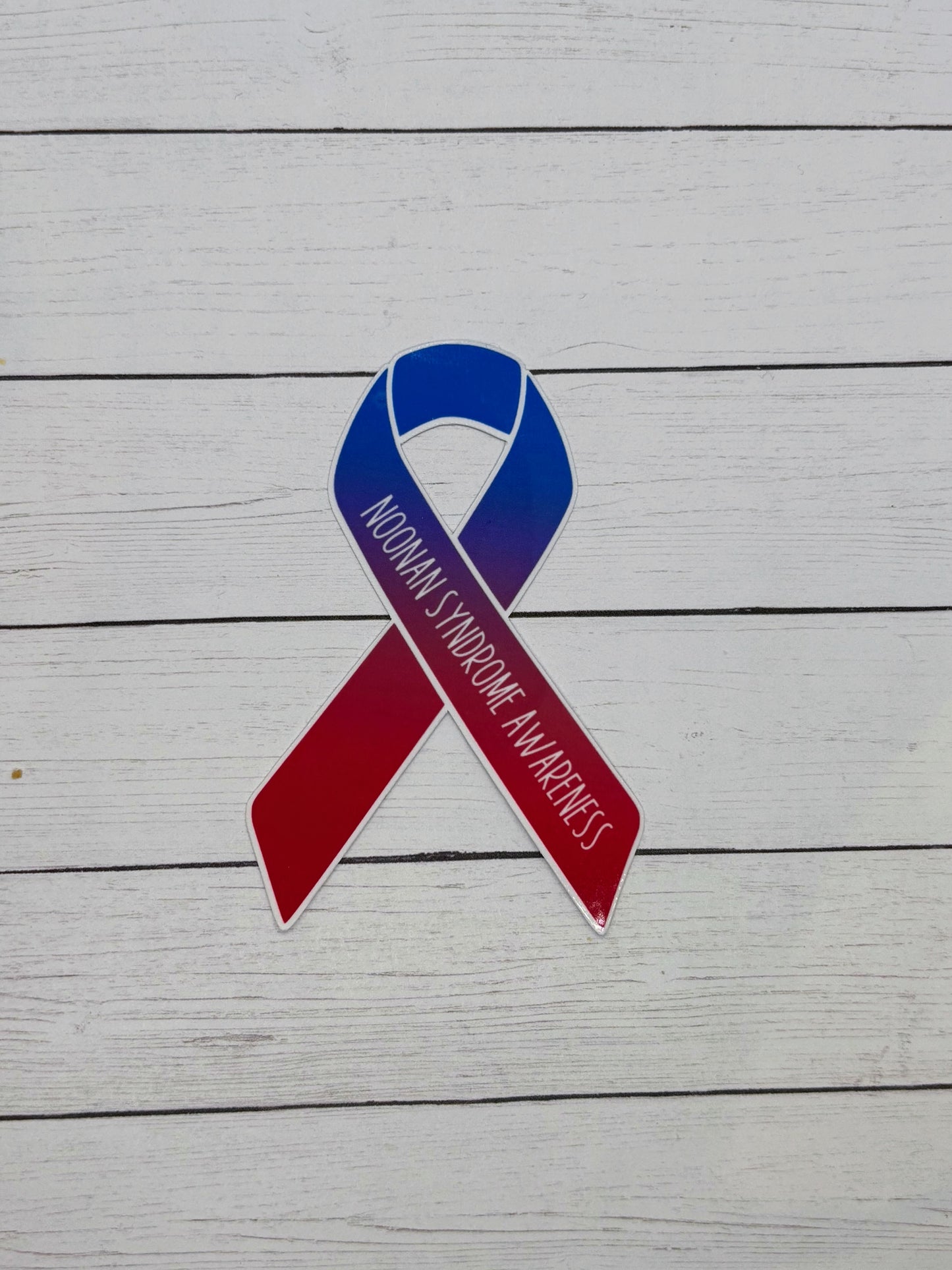 Noonan Syndrome Awareness Ribbon Sticker