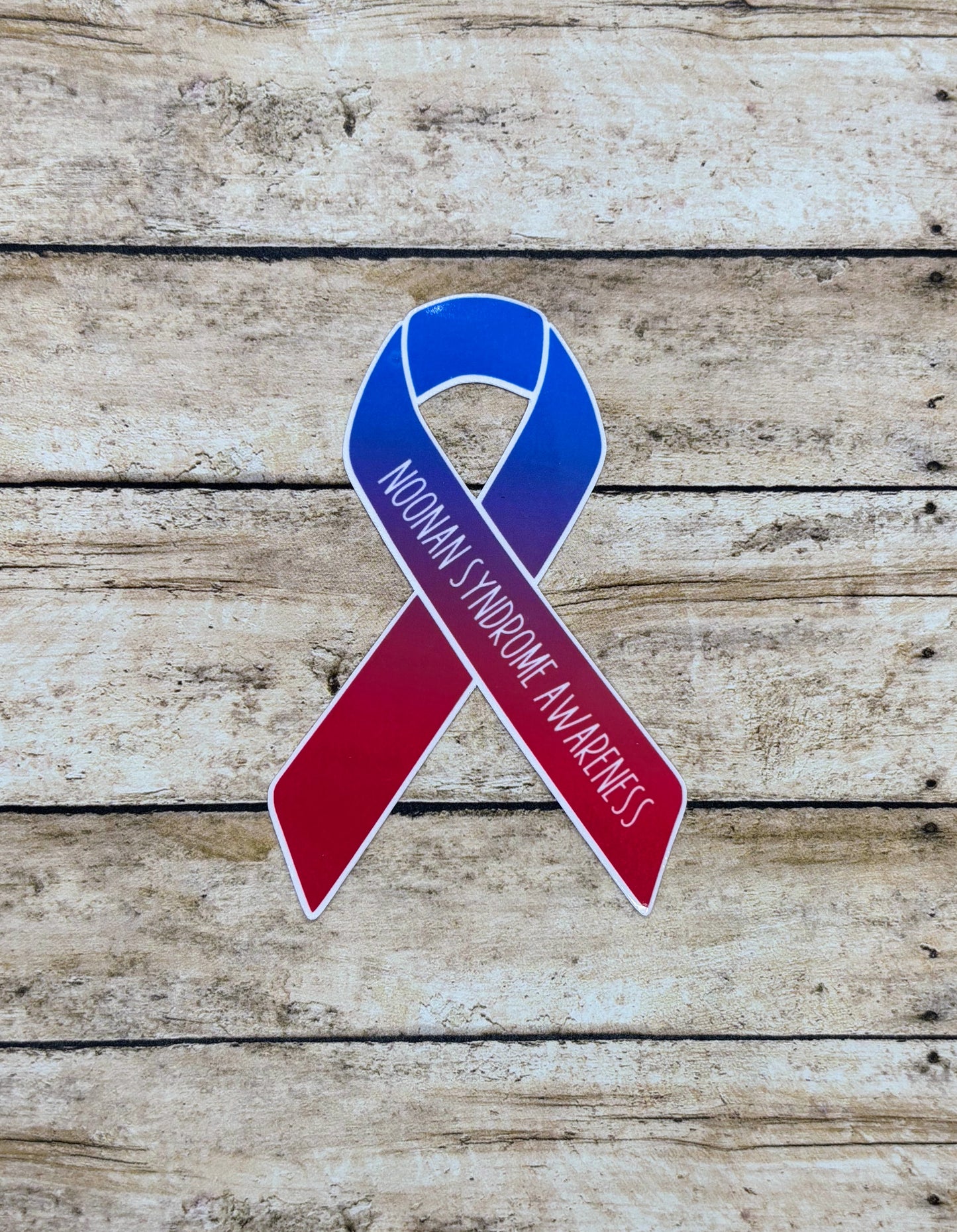 Noonan Syndrome Awareness Ribbon Sticker