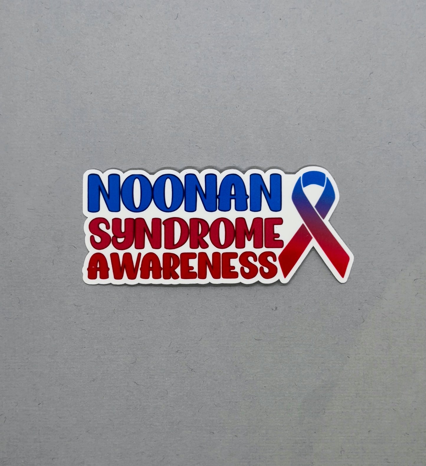 Noonan Syndrome Awareness with Ribbon Sticker