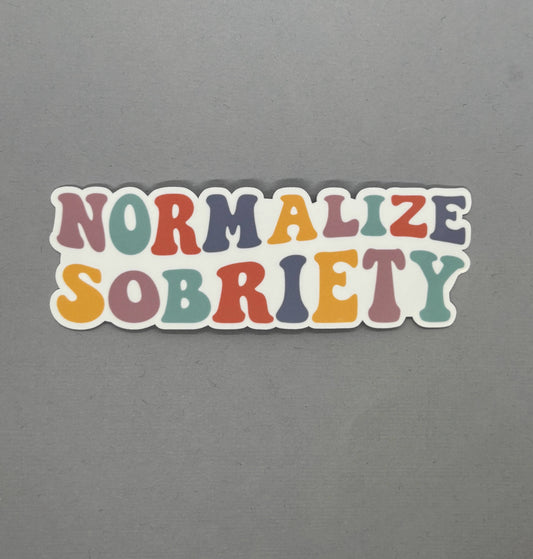 Normalize Therapy Retro Sticker