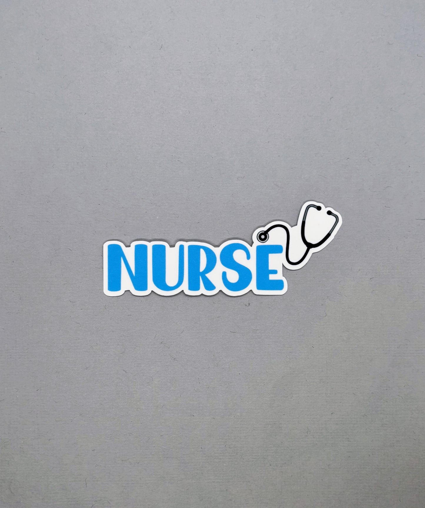 Nurse with Stethoscope Sticker