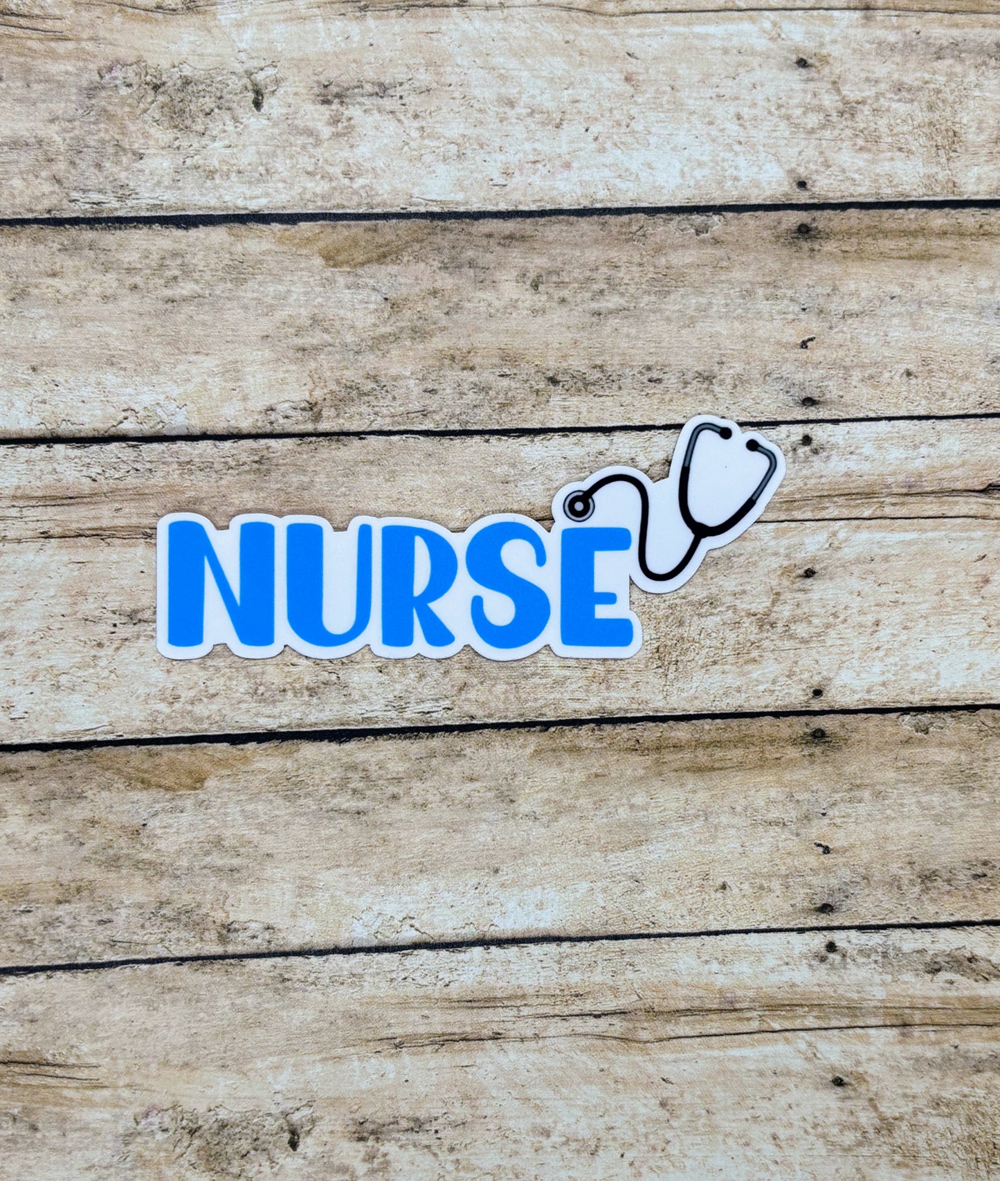 Nurse with Stethoscope Sticker