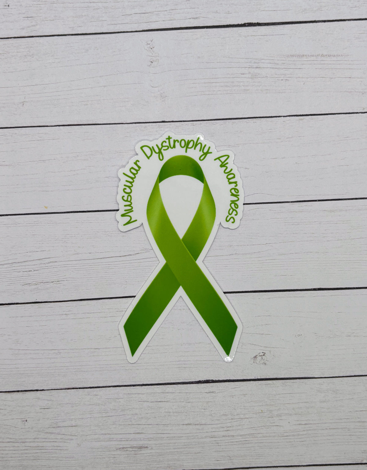 Mda Ribbon Muscular Dystrophy Awareness Ribbon Sticker – Made with Monday