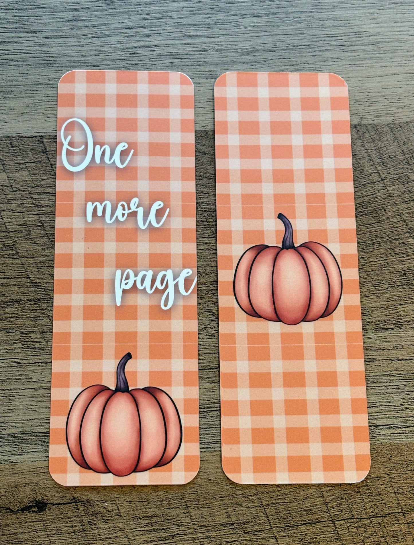 One more Page Pumpkin Bookmark