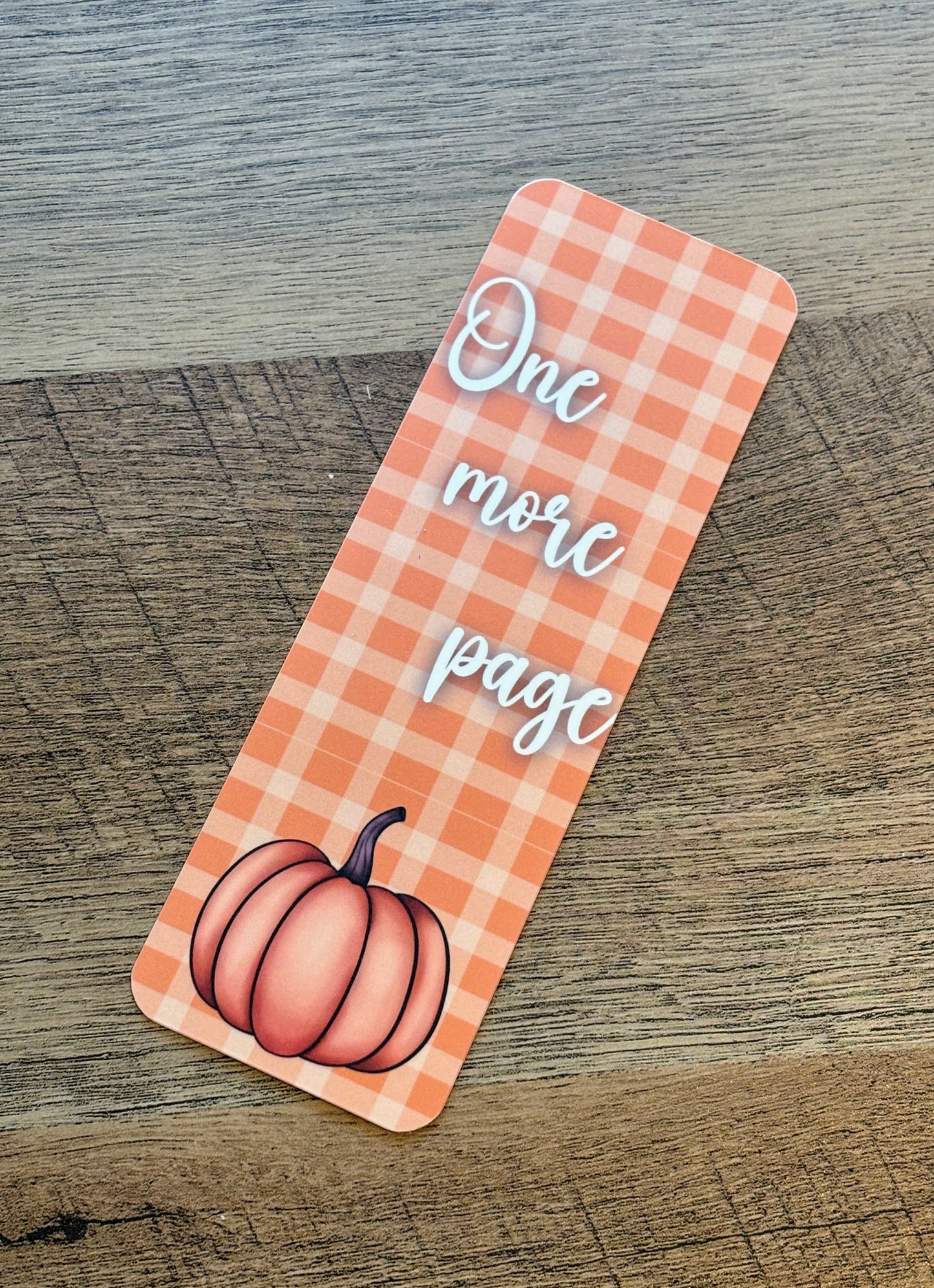 One more Page Pumpkin Bookmark