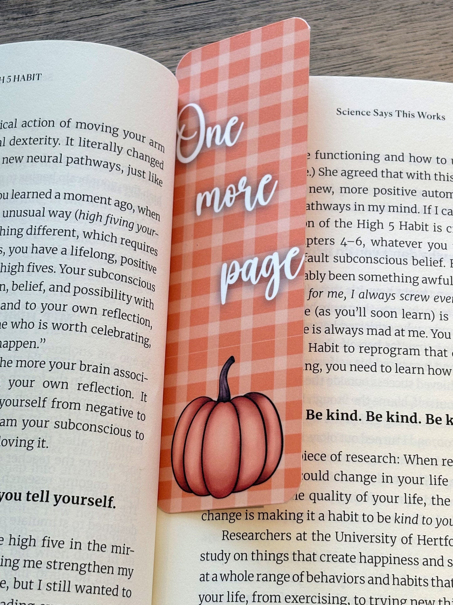 One more Page Pumpkin Bookmark