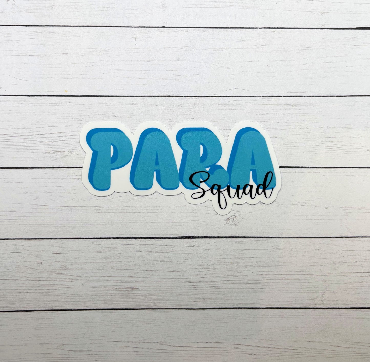 Para Squad Blue Sticker