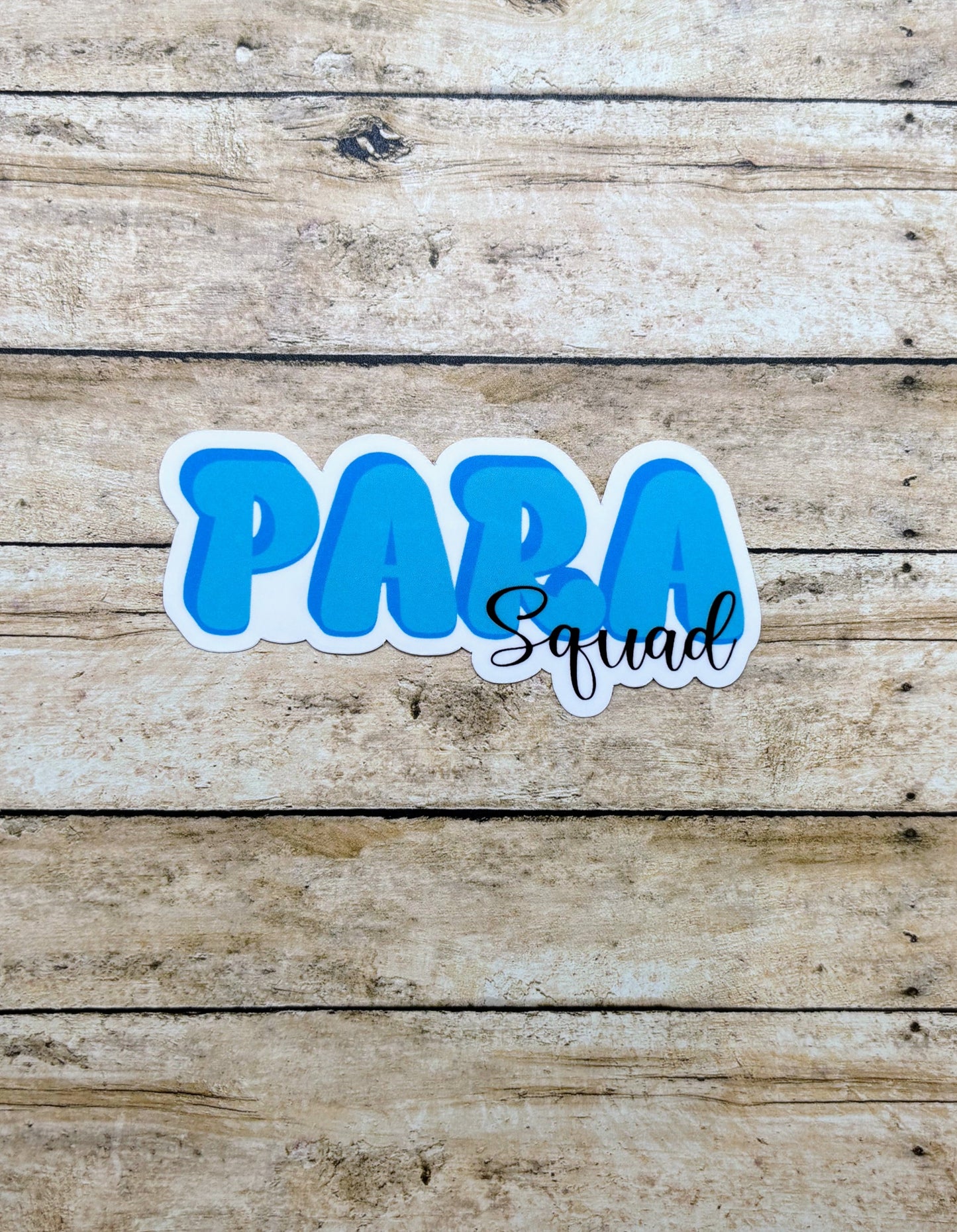 Para Squad Blue Sticker