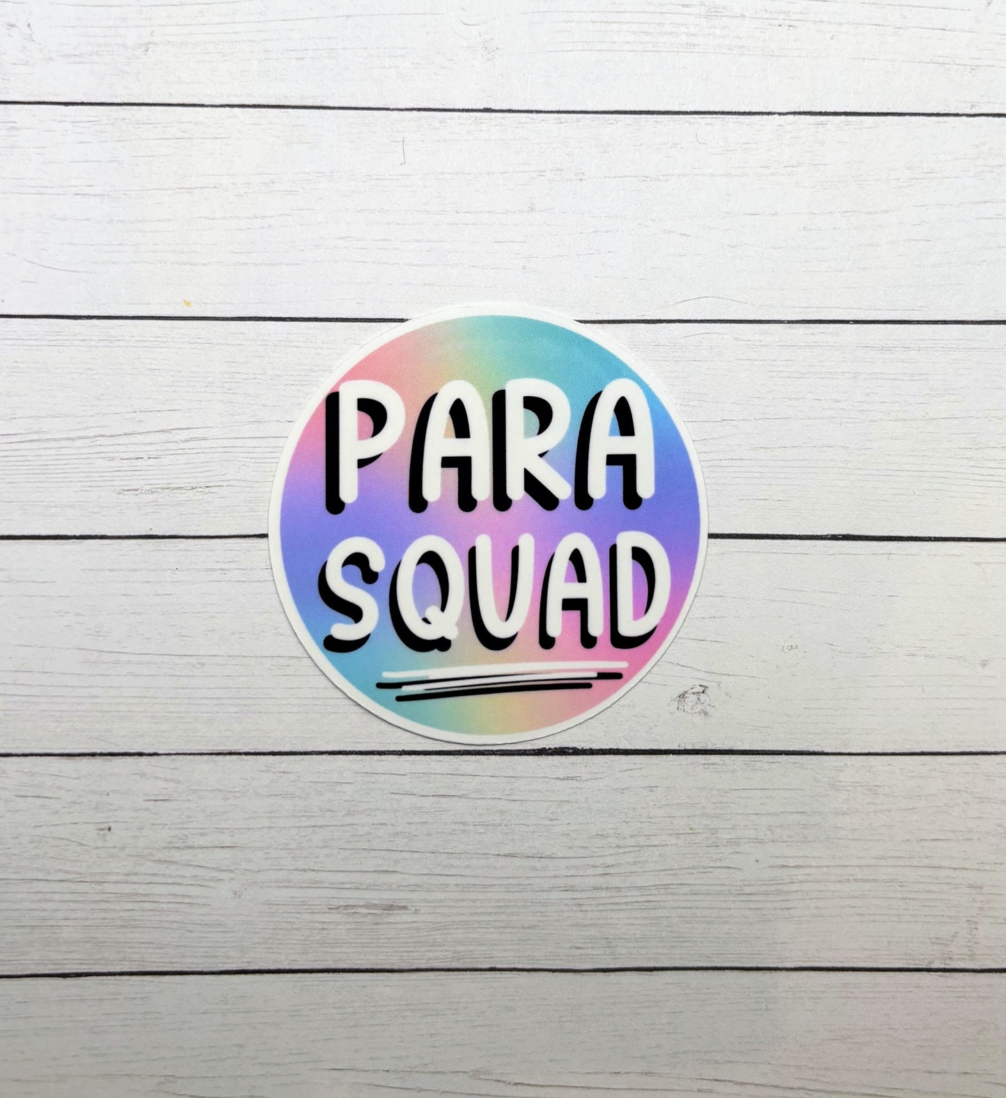 Para Squad Circle Sticker