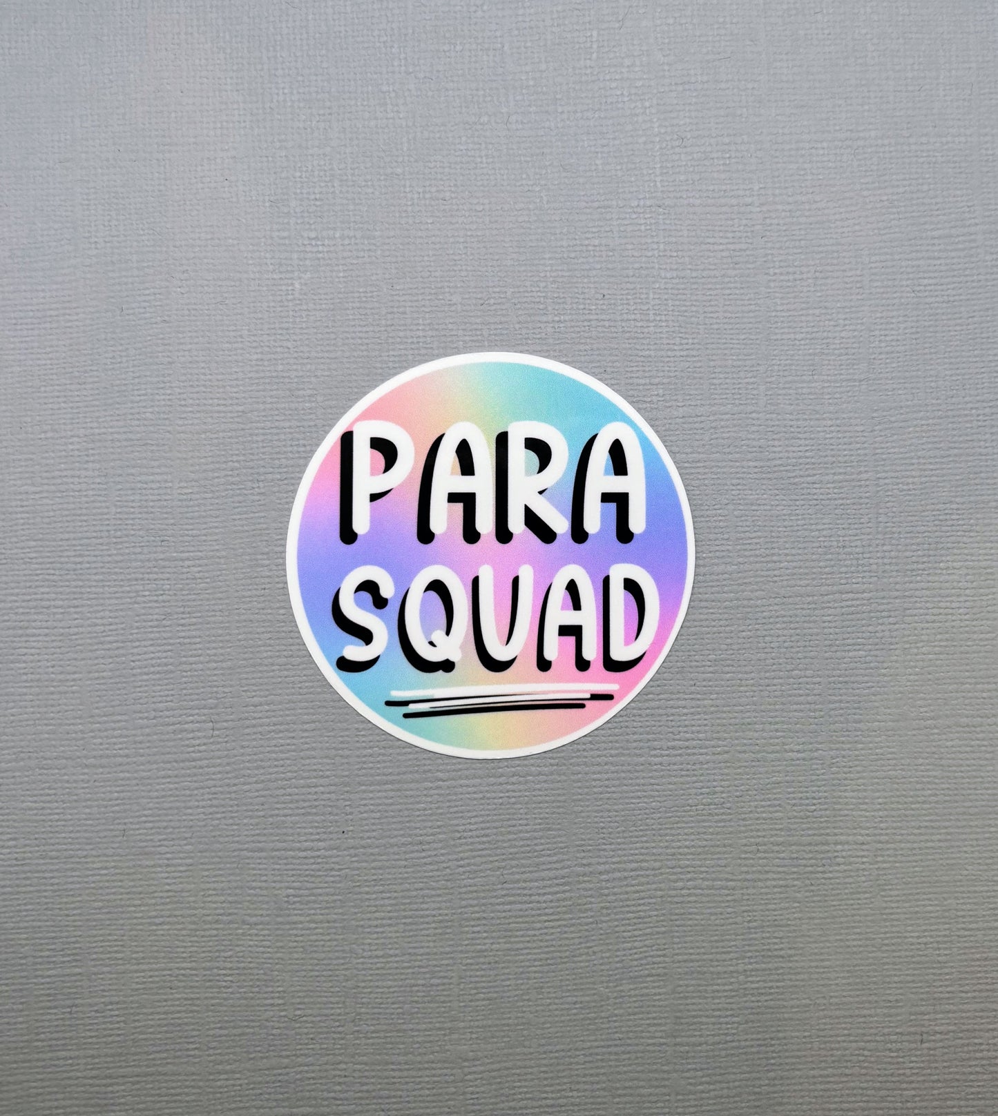 Para Squad Circle Sticker