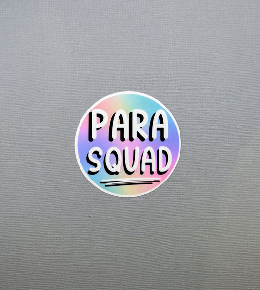 Para Squad Circle Sticker