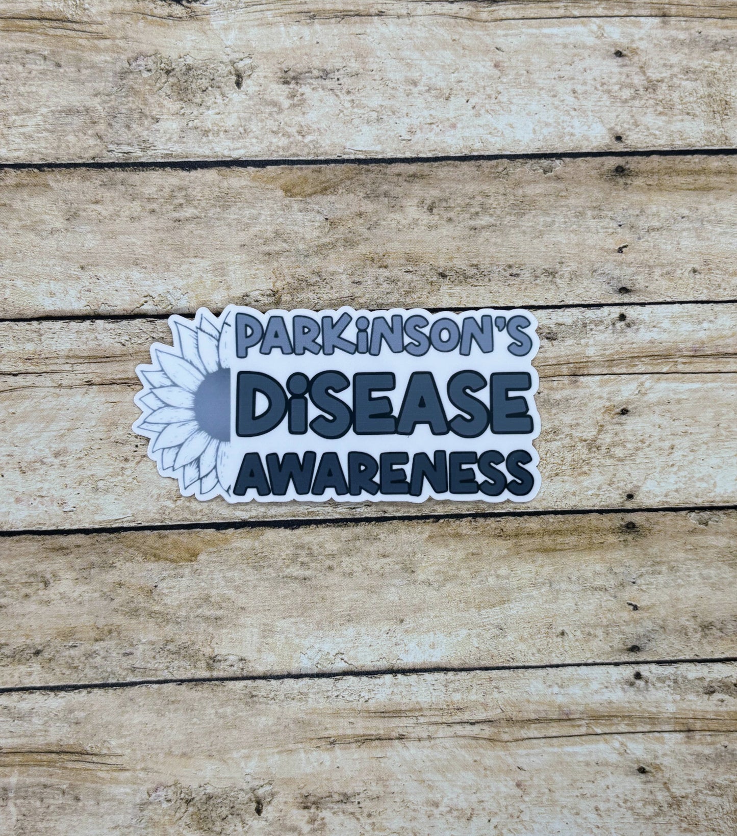 Parkinson's Disease Awareness Sunflower Sticker