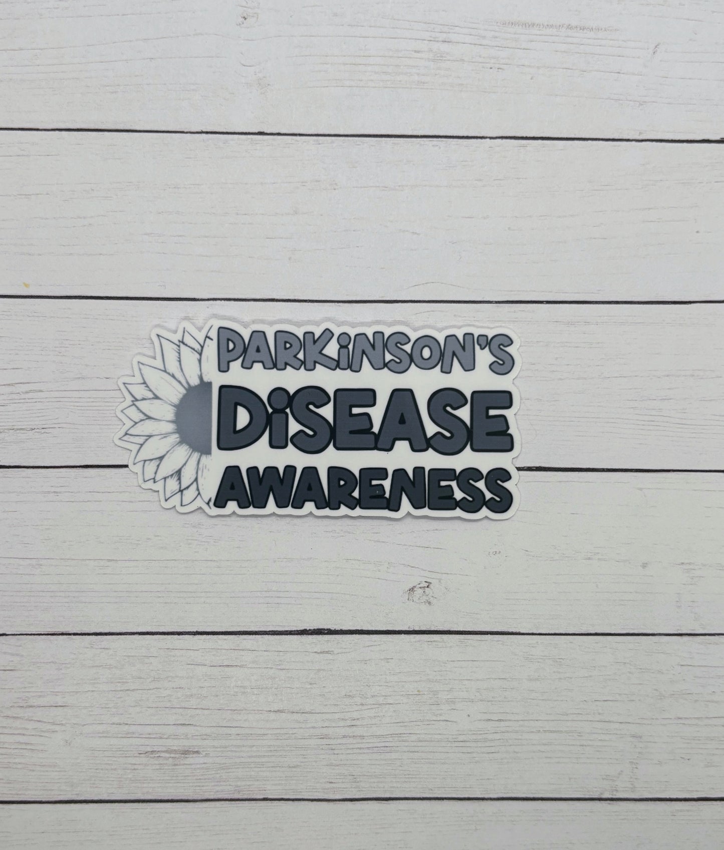 Parkinson's Disease Awareness Sunflower Sticker