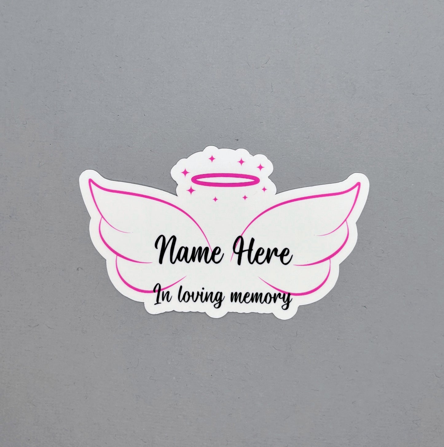 Customizable Angel Wing Sticker