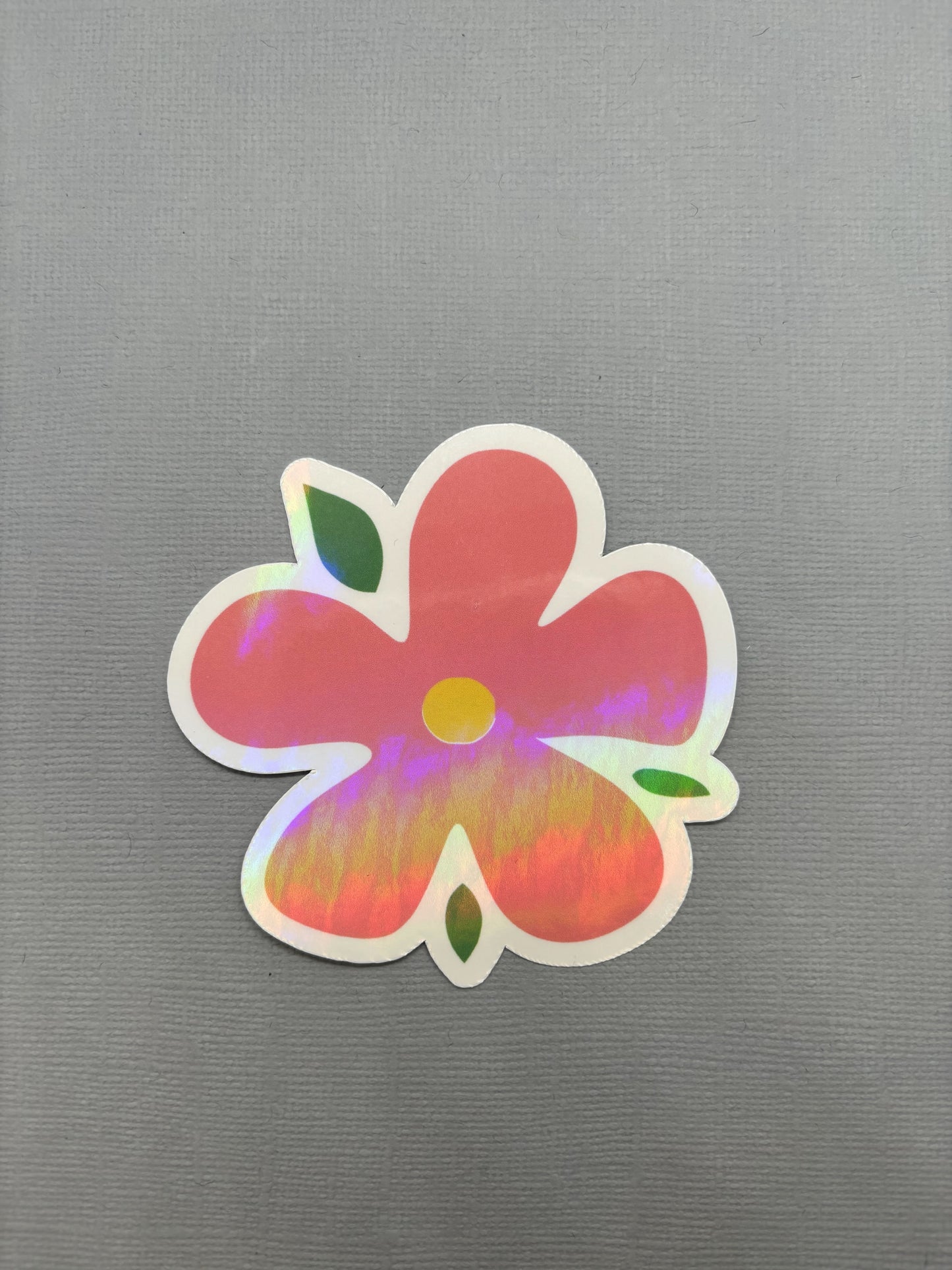 Holographic Flower Stickers