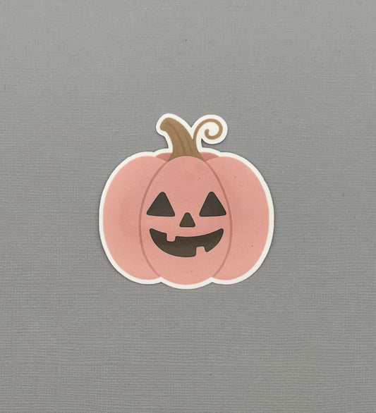 Pink Pumpkin Sticker