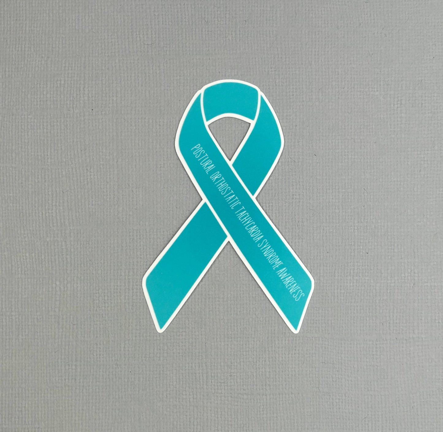 Postural Orthostatic Tachycardia Syndrome - POTS Awareness Ribbon Sticker