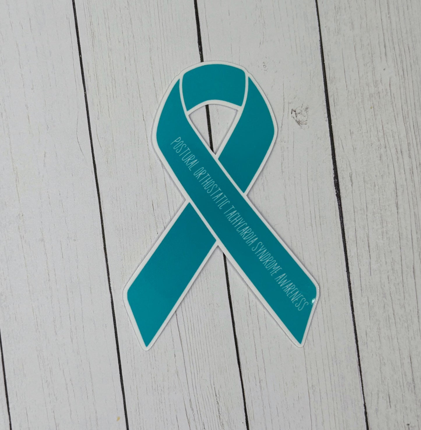 Postural Orthostatic Tachycardia Syndrome - POTS Awareness Ribbon Sticker